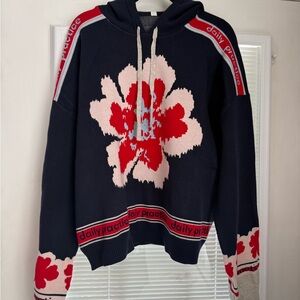 Daily Practice Hooded Graphic Varsity Sweater